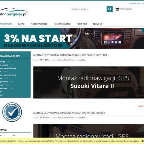 Radio nawigacja suzuki