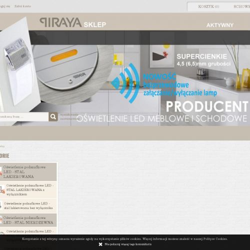 Oświetlenie pod szafki kuchenne