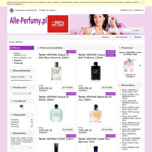 Kraków - perfumy firmowe sklep internetowy