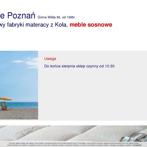 Materace lateksowe Poznań