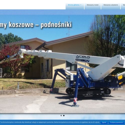 Podnośnik koszowy na gąsienicach nowy