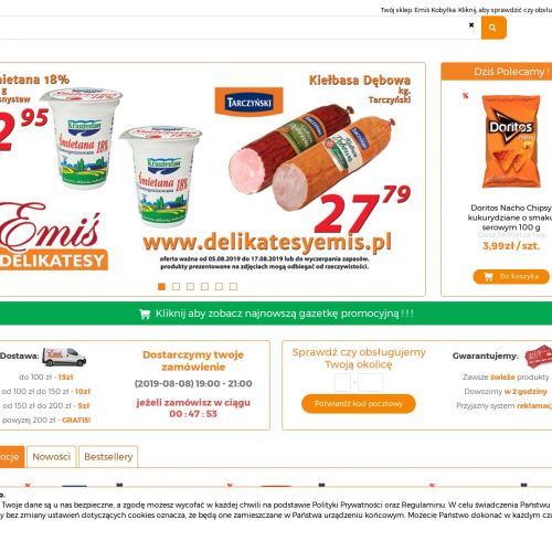 Delikatesy dostawa do do domu
