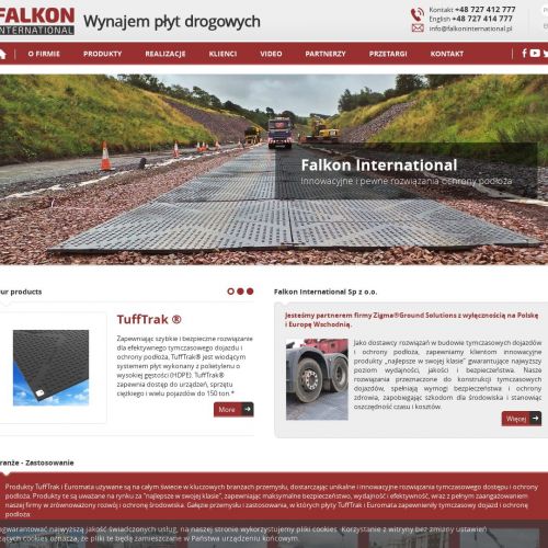 Budowa drogi tymczasowej