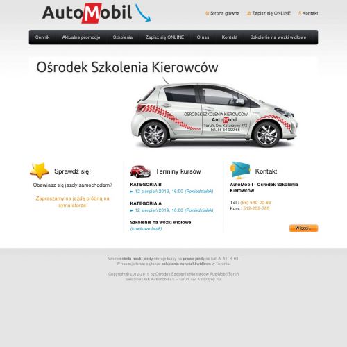 Toruń - prawo jazdy kat a