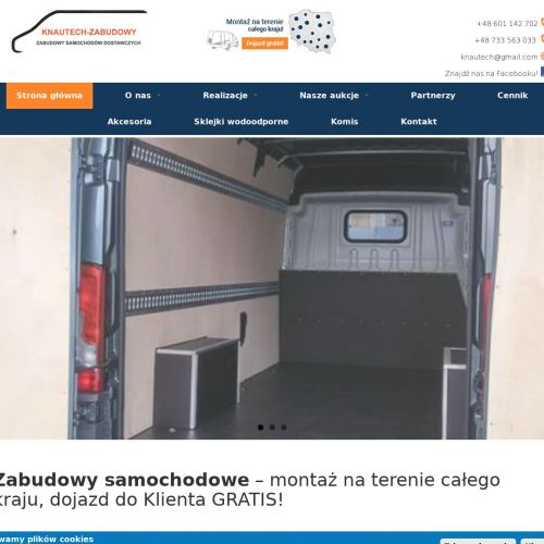 Zabudowy samochodów dostawczych w Katowicach