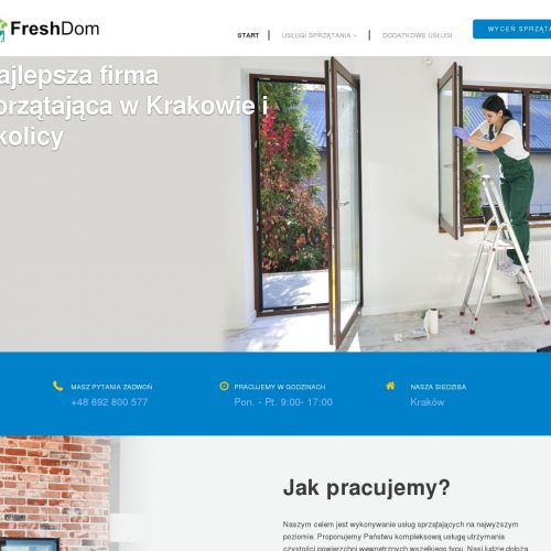 Usługi sprzątające cennik w Krakowie
