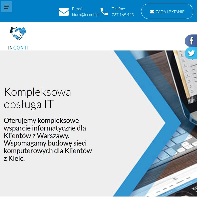 Warszawa - budowa sieci komputerowych