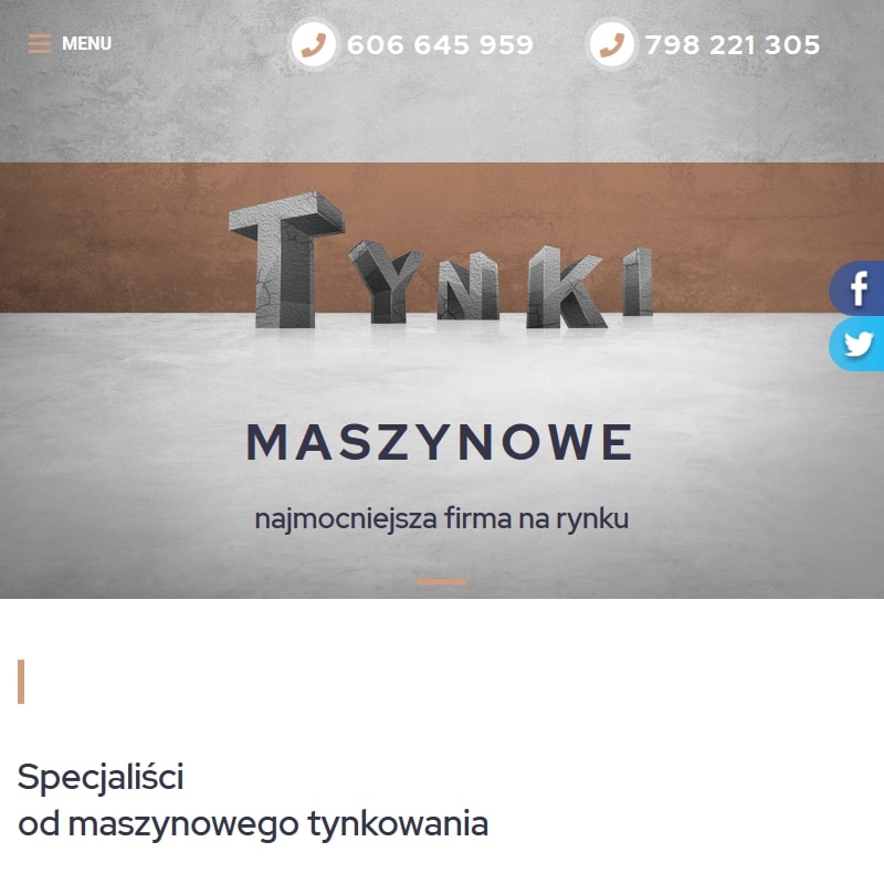 Tynk maszynowy łódzkie - Radomsko