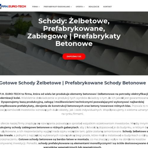 Łódź - producent schodów zabiegowych