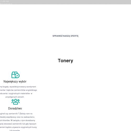 Tonery do drukarek w Żywcu