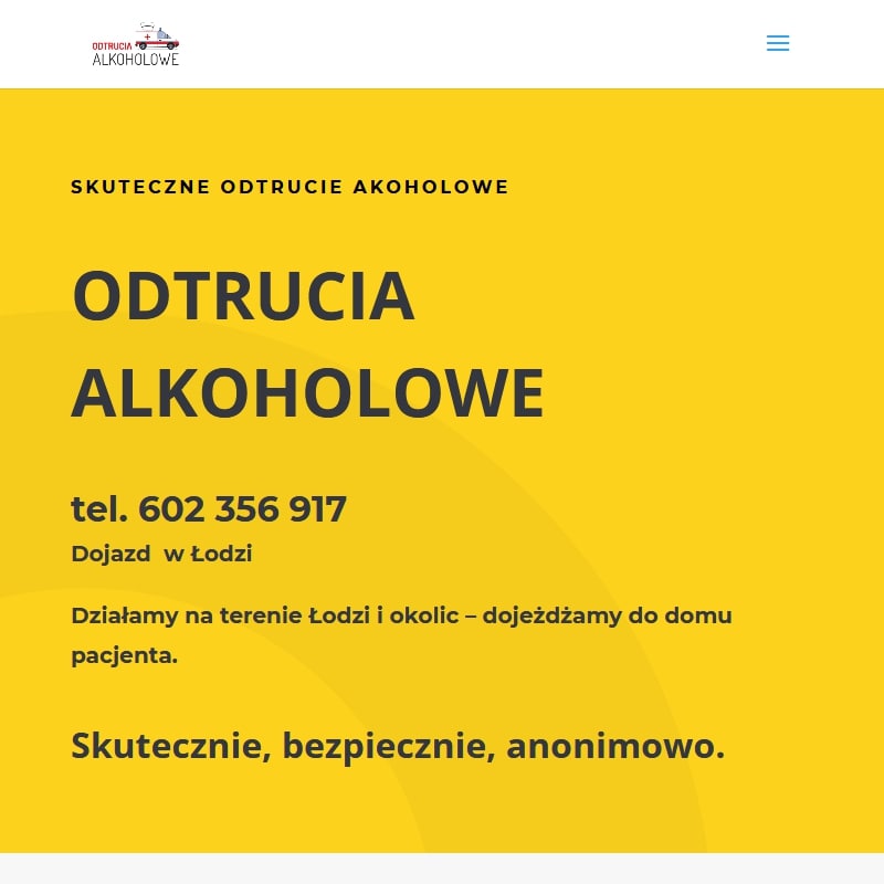 Pabianice - przerwanie ciągu alkoholowego łódź