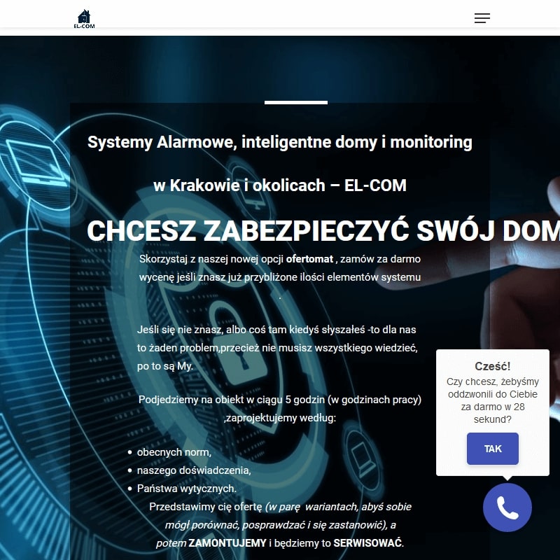 Kraków - instalator systemu monitoringu