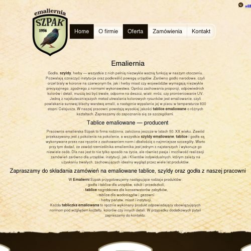 Godła emaliowane
