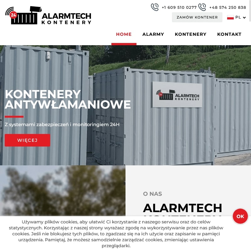 Kontener z otwieranym bokiem - Lublin