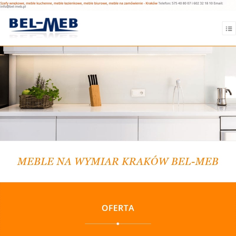 Meble kuchenne na wymiar ceny małopolska - Kraków