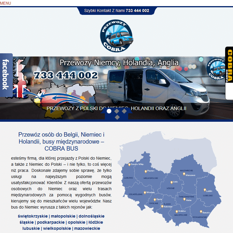 Warszawa - przewozy z niemiec do polski busy