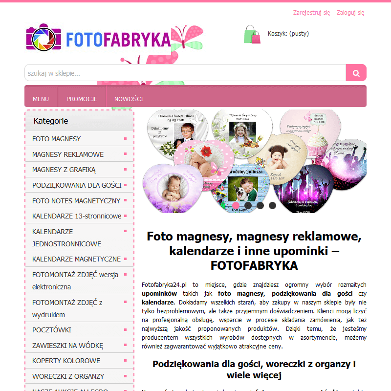 Podziękowania na urodziny