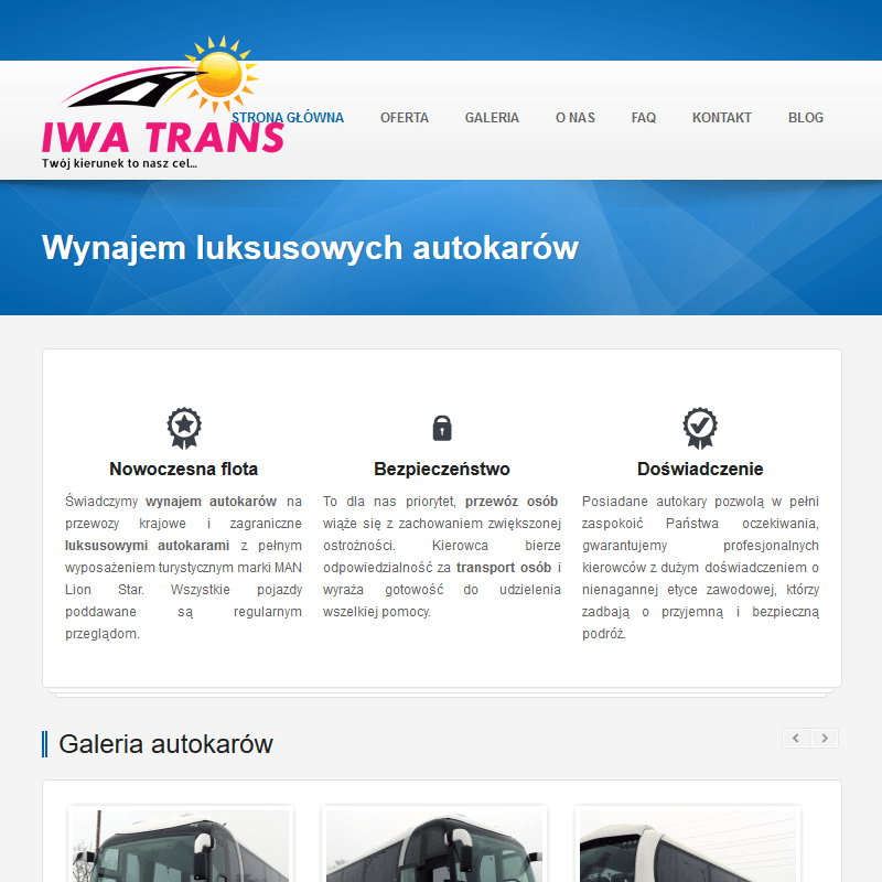 Wynajem busów z toaletą łódź