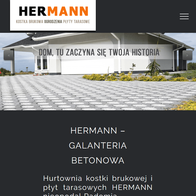 Brukowa kostka w Radomiu