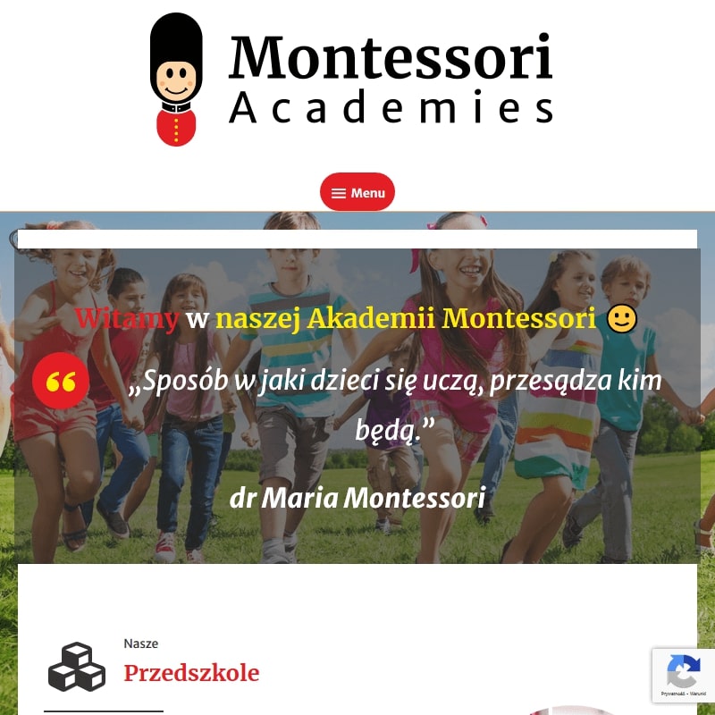 Prywatne przedszkole montessori w warszawie