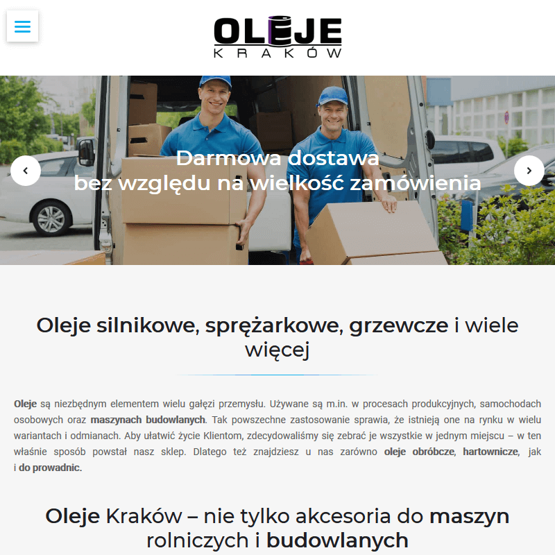 Olej dla rolnictwa