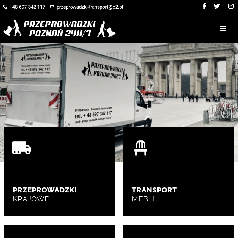 Taxi bagażowa w Warszawie
