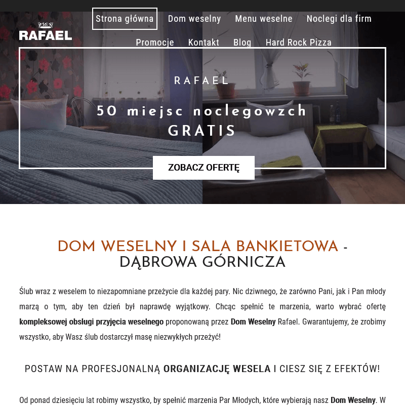 Kompleksowa obsługa przyjecia weselnego Dąbrowa Górnicza