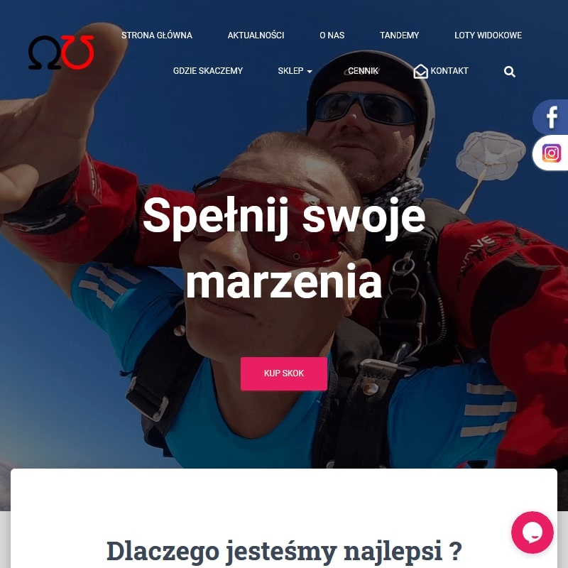 Skoki spadochronowe z instruktorem śląsk w Rybniku