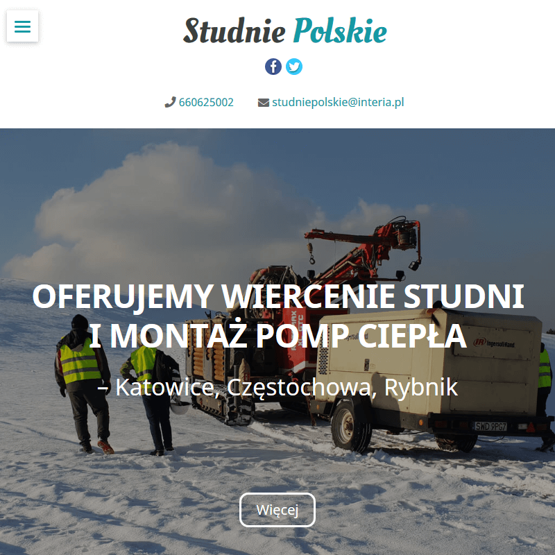 Katowice - odwierty pod pompy ciepła