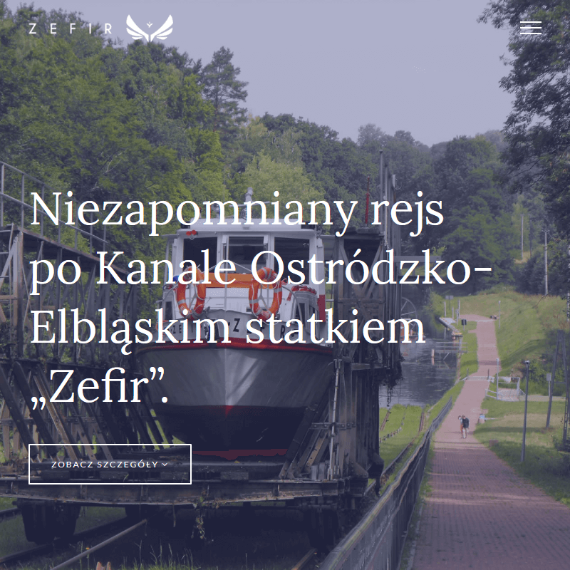 Rejsy kanałem ostródzko elbląskim - Ostróda